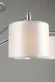 Потолочная люстра Omnilux Alghero OML-64707-09, Хром, Белый, Металл, декоративные элементы крупным планом