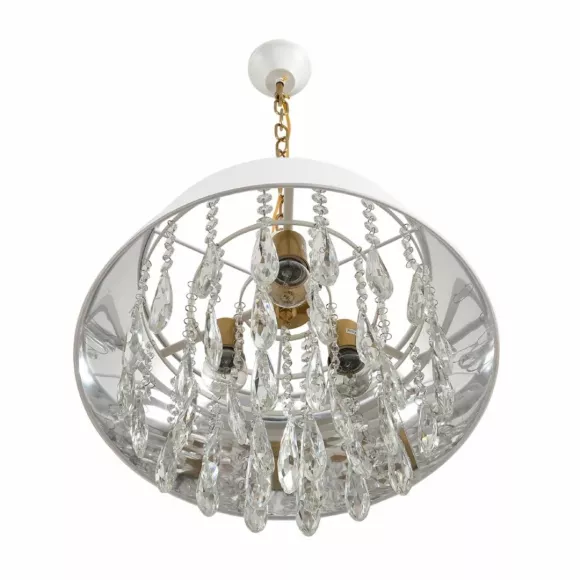 Подвесная люстра Lumion Classi Mitrim 8374/3, Латунь, Белый, Металл, крупный план Подвесная люстра Lumion Classi Mitrim 8374/3, Латунь, Белый, Металл, крупный план
