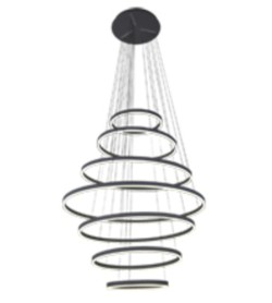 Подвесная светодиодная люстра с пультом управления Kink Light ТОР 08537,19(4000K)