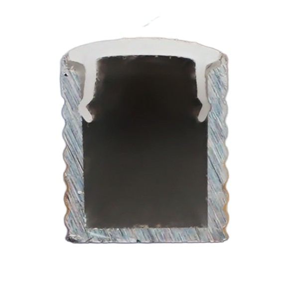 Профиль накладной 9х7.8мм, алюминиевый серебро 2м Feron CAB241 52149