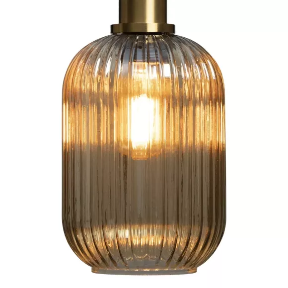 Подвесной светильник Loft IT IRIS 2071-A+BR, Коричневый, Желтый, Металл, декоративные элементы крупным планом Подвесной светильник Loft IT IRIS 2071-A+BR, Коричневый, Желтый, Металл, декоративные элементы крупным планом