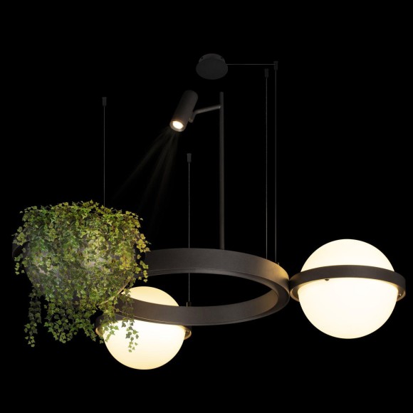 Подвесная светодиодная люстра Loft IT Jardin 10121/2 Dark grey