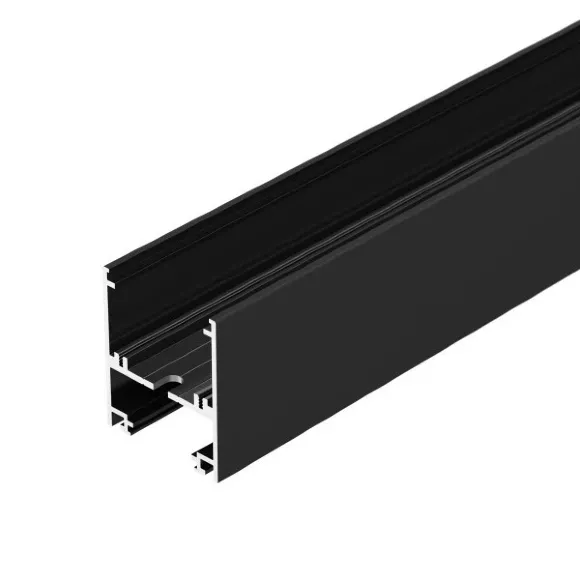 Алюминиевый профиль Arlight SL-ARC-5060-Line-2500 Black 029266, вид сбоку