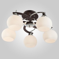 Потолочный светильник Eurosvet 9654/5 хром/черный 00000065865