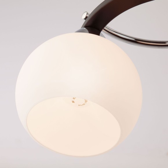 Потолочный светильник Eurosvet 9654/5 хром/черный 00000065865