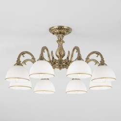 Люстра на штанге Eurosvet 60106/8 античная бронза