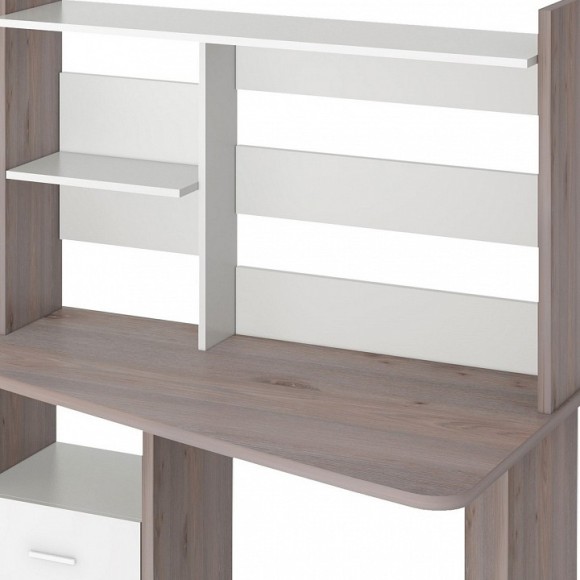 Стол компьютерный Домино Лайт СКЛ-Трап120+НКЛ-120 MER_SKL-Trap120-NKL-120_NBE_PRAV