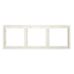 Рамка пластиковая Voltum S70 на 3 пост, (хлопок) VLS100313