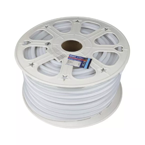 Светодиодная лента Uniel ULS-N21-2835-120LED/m-8mm-IP67-220V-8W/m-50M-BLUE бобина Светодиодная лента Uniel ULS-N21-2835-120LED/m-8mm-IP67-220V-8W/m-50M-BLUE бобина