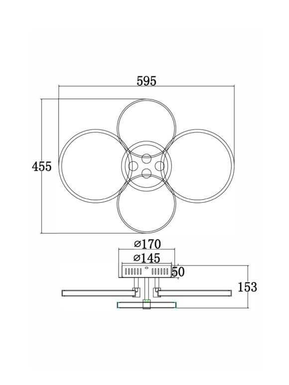 Потолочный светильник Freya Gritta Market FR10018CL-L40W