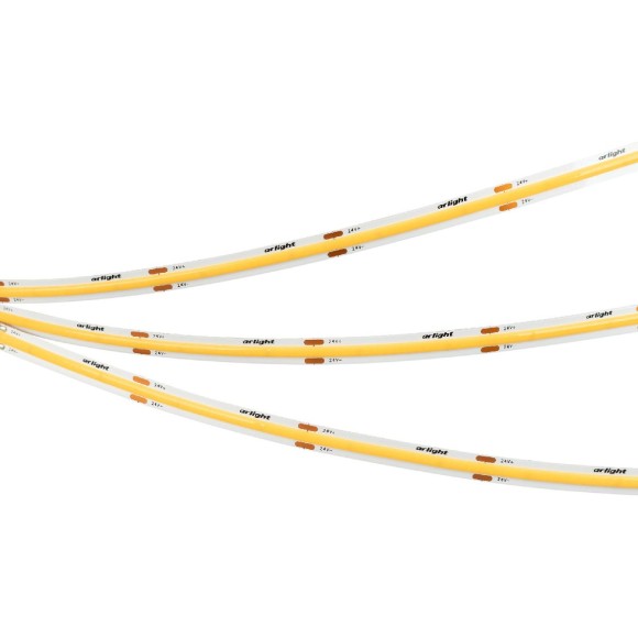 Светодиодная лента Arlight COB-X480-8mm 24V Warm3500 (8 W/m, IP20, CSP, 5m) 044575
