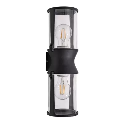 Уличный настенный светильник Arte Lamp Minchir A8306AL-2BK