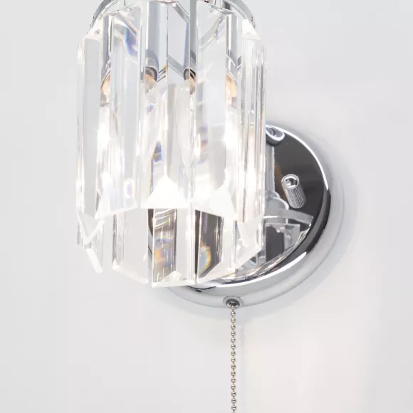 Бра Citilux Синди CL330311, Прозрачный, Хром, Металл Бра Citilux Синди CL330311, Прозрачный, Хром, Металл