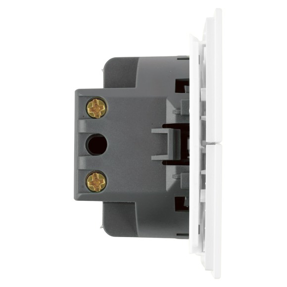 Выключатель 2-клавишный (механизм) Stekker Мия 250В 10А RSW10-3104-01 белая магнолия 50429