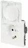 Розетка Эра Galaxy 15-2103-08 c заземлением 2P+E Schuko со шторками с крышкой 16А-250В IP20 белый матовый Б0070672