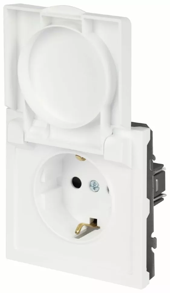Розетка Эра Galaxy 15-2103-08 c заземлением 2P+E Schuko со шторками с крышкой 16А-250В IP20 белый матовый Б0070672 Розетка Эра Galaxy 15-2103-08 c заземлением 2P+E Schuko со шторками с крышкой 16А-250В IP20 белый матовый Б0070672