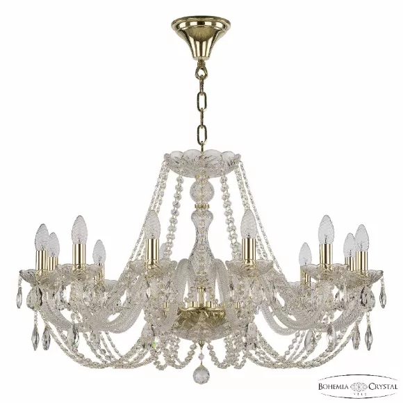 Подвесная люстра Bohemia Ivele Crystal 101/12/300 G Подвесная люстра Bohemia Ivele Crystal 101/12/300 G