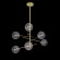 Люстра на штанге Delight Collection Globe Mobile 9307P-6A gold