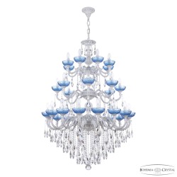 Подвесная люстра Bohemia Ivele Crystal AL78101/16+8+8/300/3d B WMN P Aquamarine/M-1F
