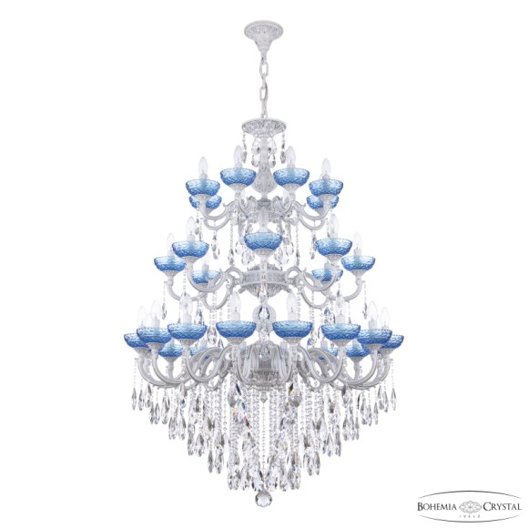 Подвесная люстра Bohemia Ivele Crystal AL78101/16+8+8/300/3d B WMN P Aquamarine/M-1F