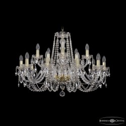 Подвесная люстра Bohemia Ivele Crystal 1402/10+5/300 G