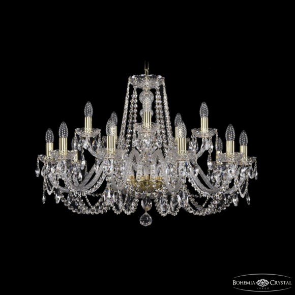 Подвесная люстра Bohemia Ivele Crystal 1402/10+5/300 G