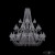 Подвесная люстра Bohemia Ivele Crystal 1403/20+10+5/530/3d Ni