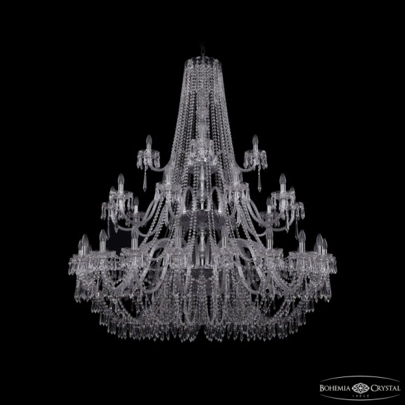 Подвесная люстра Bohemia Ivele Crystal 1403/20+10+5/530/3d Ni