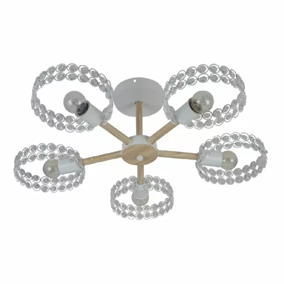 Люстра на штанге Escada Banjo 679/5P White, Белый, Металл, Минимализм стиль
