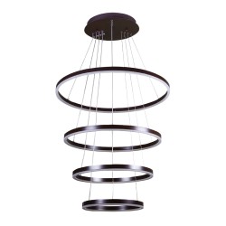 Подвесная светодиодная люстра с пультом управления LED4U L55000-4HL BR