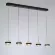 Подвесная люстра Delight Collection Indiana MD22030002-5B black/clear, Черный, Прозрачный, Теплый белый