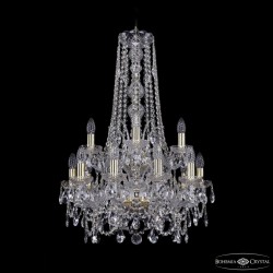Подвесная люстра Bohemia Ivele Crystal 1411/10+5/195/h-83/2d G