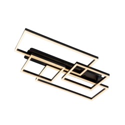 Потолочная светодиодная люстра с пультом управления LED4U L11046-4 BK