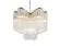 Подвесная люстра Newport Amanda 8906/C gold М0070329, Золото, Прозрачный, Металл, крупный план
