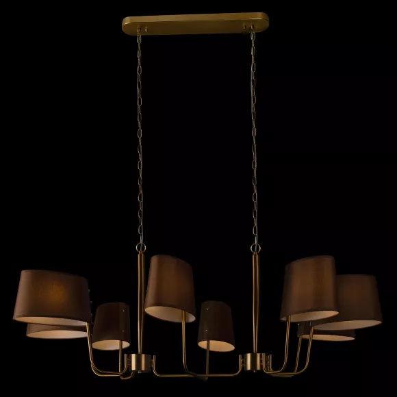 Подвесная люстра Loft IT Hilton 10527/8 Brass, Латунь, Коричневый, Металл Подвесная люстра Loft IT Hilton 10527/8 Brass, Латунь, Коричневый, Металл