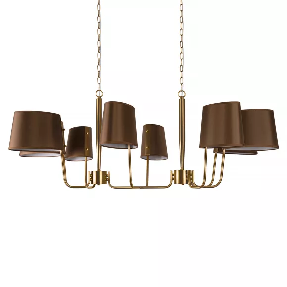 Подвесная люстра Loft IT Hilton 10527/8 Brass, Модерн, Коричневый Подвесная люстра Loft IT Hilton 10527/8 Brass, Модерн, Коричневый