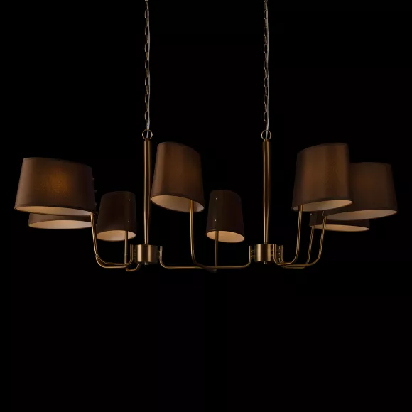 Подвесная люстра Loft IT Hilton 10527/8 Brass, декоративные элементы крупным планом Подвесная люстра Loft IT Hilton 10527/8 Brass, декоративные элементы крупным планом