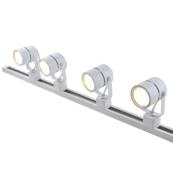 Трековый однофазный светильник (2 шт.) Volpe UBL-Q321 GU10/K WHITE SET41 UL-00010705