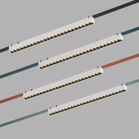 Трековый однофазный светильник Denkirs Belty Grill DK5573-WB