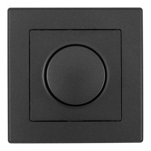 Диммер с рамкой Arte Milano SET06-1-48-1 black