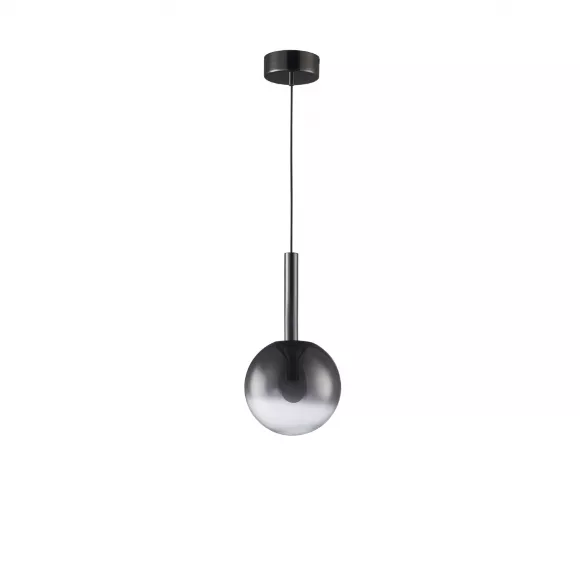 Подвесной светильник iLedex Aura 8615P-1M BK-SM, Черный, Дымчатый, Теплый белый Подвесной светильник iLedex Aura 8615P-1M BK-SM, Черный, Дымчатый, Теплый белый