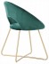 Комплект стульев Refuge зеленый, золотой (Комплект 2 шт) HSBI_DC2124_green_2