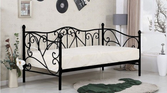 Кровать односпальная Sumatra HLM_V-CH-SUMATRA-LOZ-CZARNY