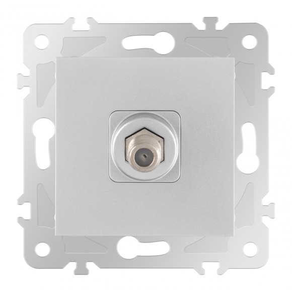 Розетка спутниковая SAT TV Arte Milano 203.42-1.silver