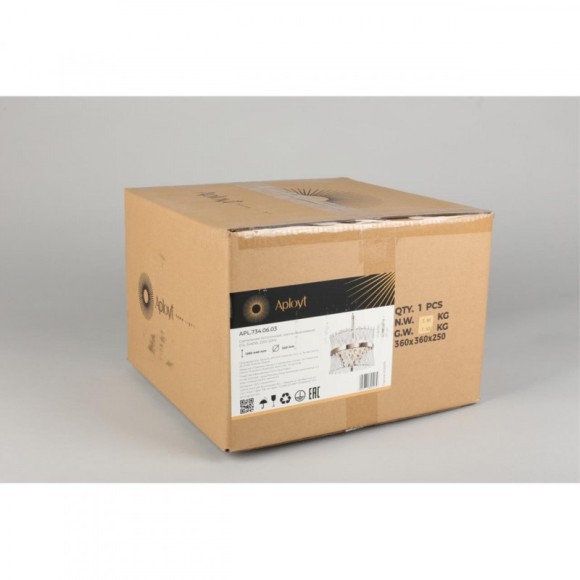 Подвесная люстра APLOYT Toinet APL.734.06.03