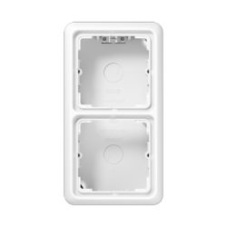 Коробка двухместная Jung CD582AWW