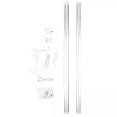 Мебельный светильник Uniel ULM-F45-2x6W/4500K IP20 SILVER
