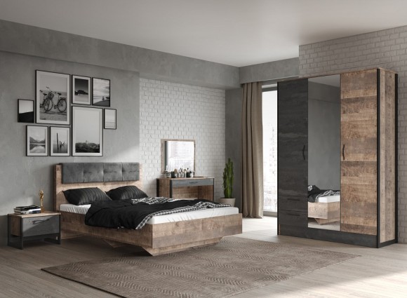 Кровать двуспальная Hugo NKM_72504917