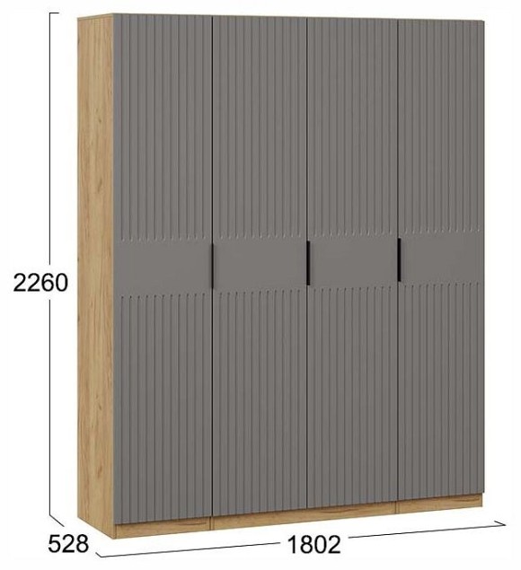 Шкаф платяной Хилтон TRI_252586