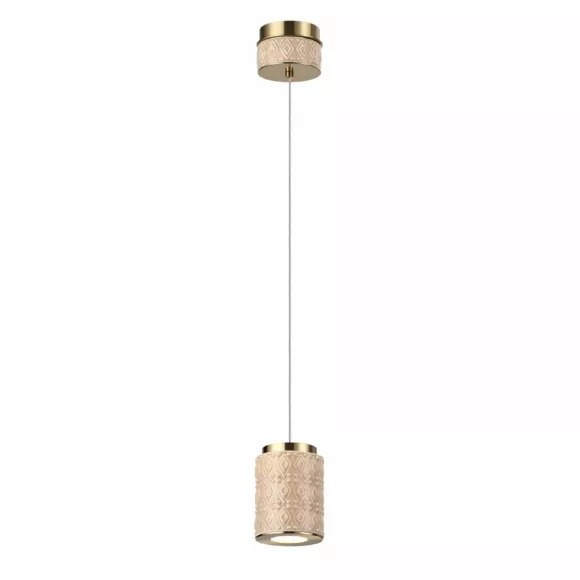 Подвесной светильник Odeon Light L-Vision Lulu 5453/5L, Бронза, Бежевый, Теплый белый Подвесной светильник Odeon Light L-Vision Lulu 5453/5L, Бронза, Бежевый, Теплый белый